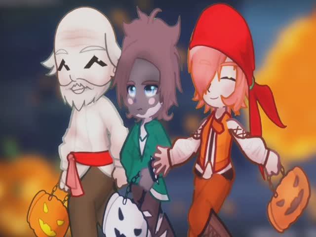 Happy Halloween!👻🎃💥|meme|gachalife2| Приключения Пети и Волка|by Tvoroznik