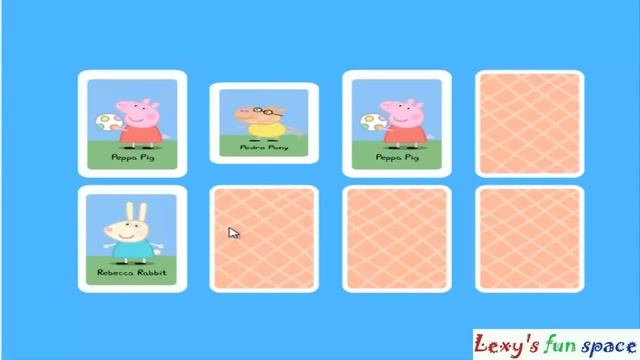 Свинка Пеппа Найди Пару \ Peppa Pig Find a Couple смотреть онлайн