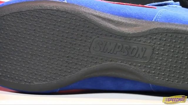Simpson Suede Leather Hightop Racing Shoes