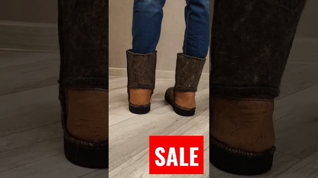 Мужские угги, из войлочной кошмы смотреть онлайн