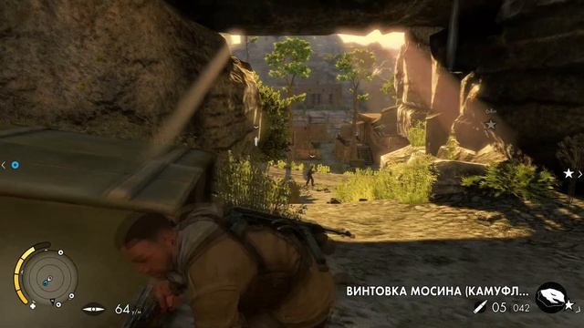 Sniper Elite 3. Миссия третья: Ущелье Хальфайи смотреть онлайн