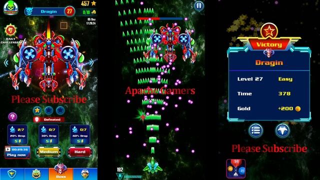 Galaxy Attack: Alien Shooter | Boss Mode | Dragin Boss Kill With Pulse Blast | By Apache Gamers смотреть онлайн