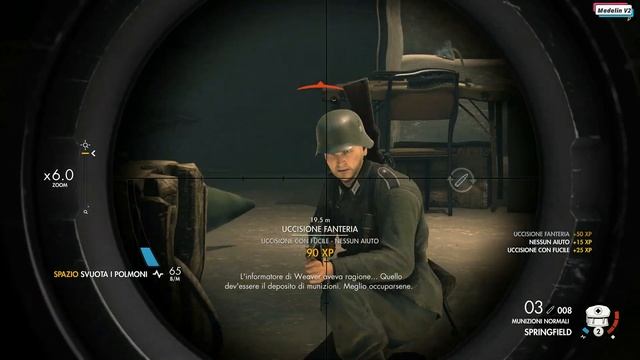 Sniper Elite 4 Gameplay ita #3 / No Commentary / PC / 18+ смотреть онлайн