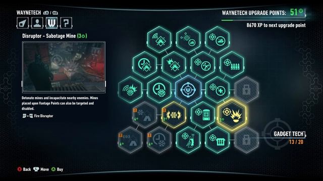 Batman: Arkham Knight - Disruptor Mine (Gadget Tech Upgrades) смотреть онлайн