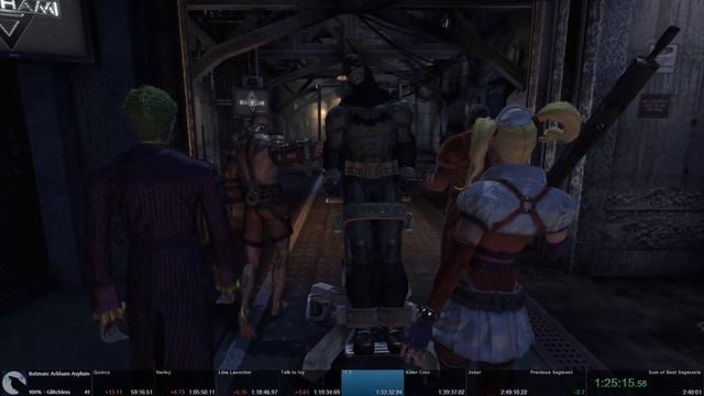 Batman: Arkham Asylum Speedrun - 100% Glitchless Hard - 2:48:15 (Current PB/Old World Record) смотреть онлайн
