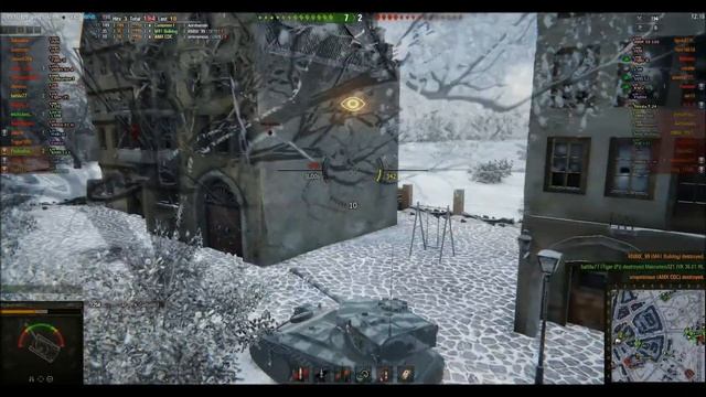 AMX 12t, French Light Tank Ace Tanker, 1,5k dmg; 1,8k dmg with assistance World of Tanks WoT 0.9.13 смотреть онлайн