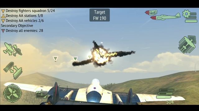 Warplanes WW2 Dogfight Gameplay (Mod Apk)