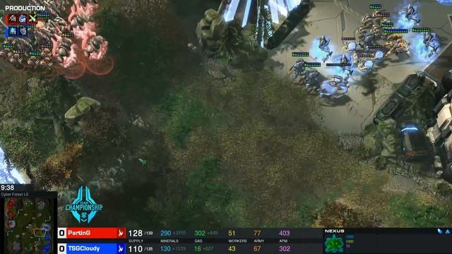 China Team Championship - Day 1 Match 2 Set 2: PartinG (P) vs Cloudy (P) смотреть онлайн