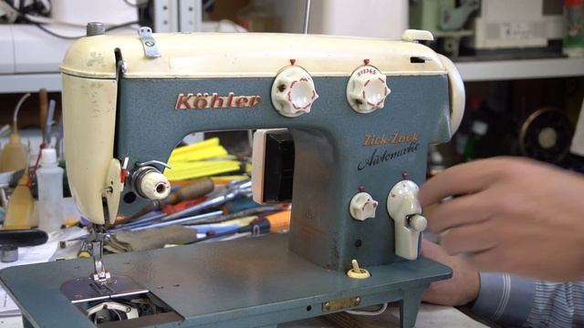 Швейная машина Kohler Zick-Zack Automatic класс 51-2 - Обзор и ремонт смотреть онлайн