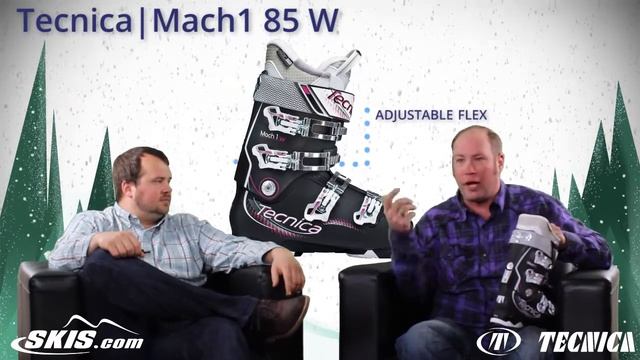2015 Tecnica Mach1 85 and 95CAS Womens Boot Overview by SkisDOTcom смотреть онлайн