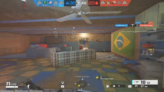Rainbow Six Siege TDM - Going HAM w Thorn Iron Sights On My Third Game смотреть онлайн