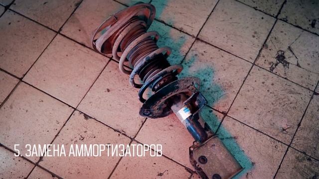 Merсedes E300 замена амортизаторов