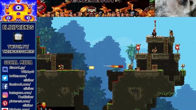 Spelunky/Broforce/Hotline Miami 2 Player Levels 3/25/18 Twitch Stream смотреть онлайн