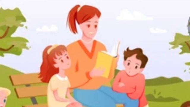 Learn English - In the Park - A mother and her children смотреть онлайн