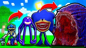 НОВЫЙ ПОЖИРАТЕЛЬ ШИН СОНИК В МАЙНКРАФТ ЭВОЛЮЦИЯ МУЛЬТИК