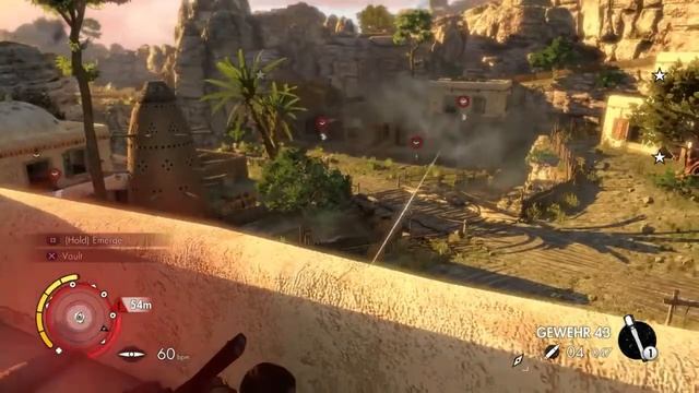 Sniper Elite 3 - Practicing No Empty Lung (PS4) смотреть онлайн