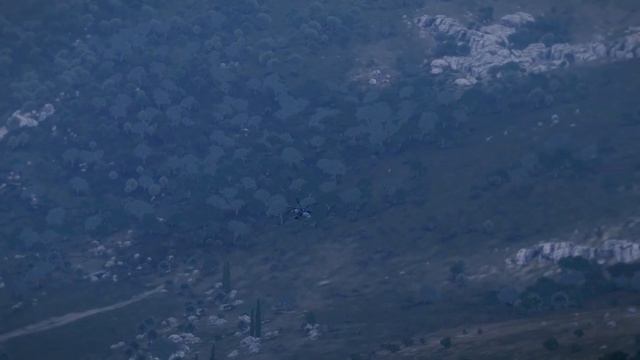 Several Ukrainian anti-air missiles fly into the Russian Ka-52 - ARMA 3 смотреть онлайн
