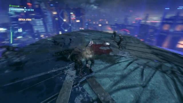 BATMAN: ARKHAM KNIGHT Azrael final challenge hard mode смотреть онлайн