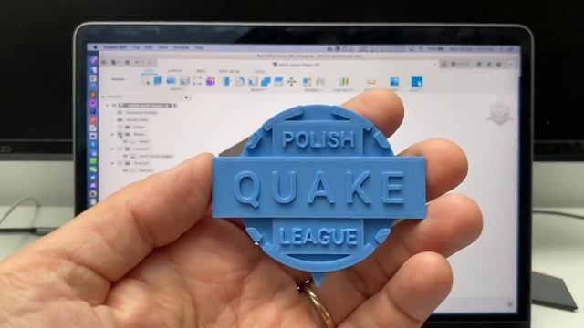 Polish Quake League - logo 3D model смотреть онлайн