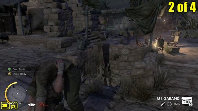 Sniper Elite III: Hide 4 Bodys in Each Well, Well, Well Achievement Trophy Guide смотреть онлайн