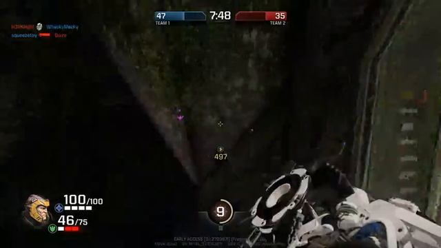 Stuck behind the wall on Ruins of Sarnath - Quake Champions смотреть онлайн