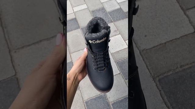 Мужские зимние кожаные ботинки BARZONI Black Flotar, Сапоги, кроссовки зимние 333ч кор