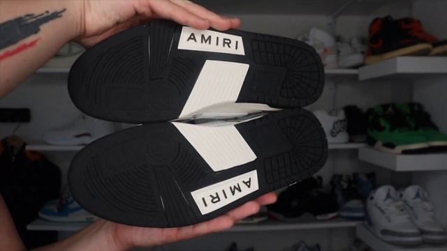 NEW AJ1 LOws?! AMIRI Skel low-top sneakers (Review) смотреть онлайн