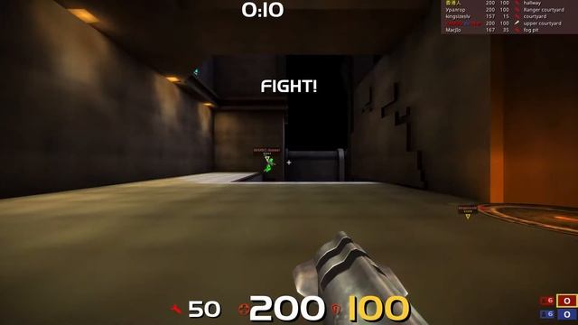 Сквозь QUAKE LIVE #14. Клан Арена, Дуэли. QUAKE LIVE CLAN ARENA, DUELS. смотреть онлайн