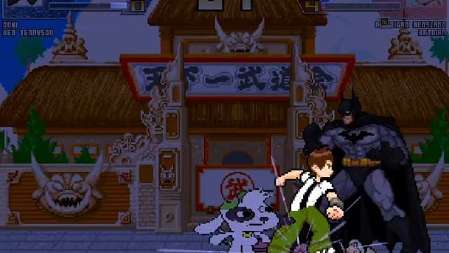 MUGEN Request [574]: Doki & Ben Tennyson vs. Morrigan Aensland & Batman смотреть онлайн