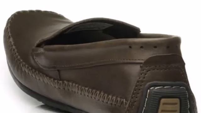 Sapato Pegada Mocassim Masculino Couro Calce Facil 140771 смотреть онлайн