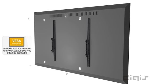 Сборка мобильной стойки для ТВ и панелей Digis DSM-P1060CL смотреть онлайн