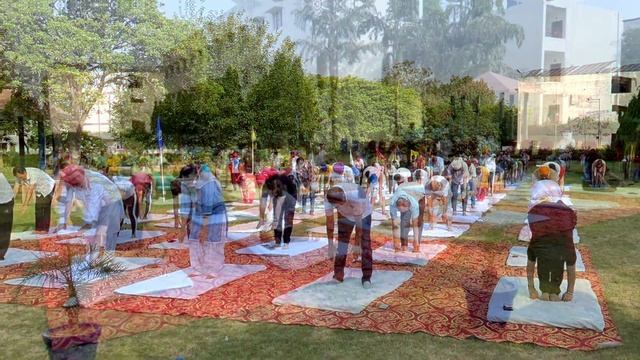 International Yoga Day Celebration At Guru Kashi University, Talwandi Sabo Punjab On 21 June 2021