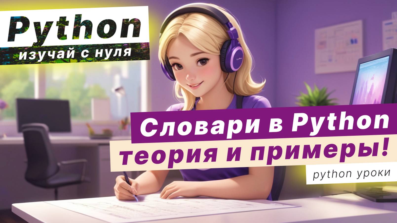 Кратко о Словарях в Python с примерами! Изменение ключа в словаре смотреть онлайн