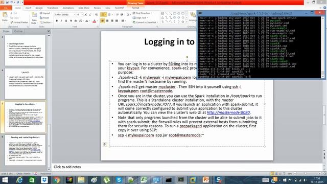 Spark ec2 logging start and stop cluster смотреть онлайн