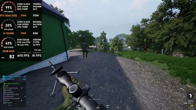 RTX 3060 12GB | Squad - 1080p (August 2023 update) смотреть онлайн
