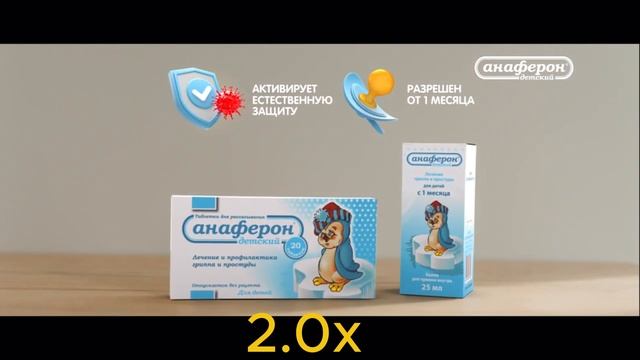 реклама анаферон детский на разных скоростях + реверс (v 2.0)