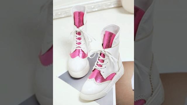 Flat heel platform lace short boots trend.avi смотреть онлайн