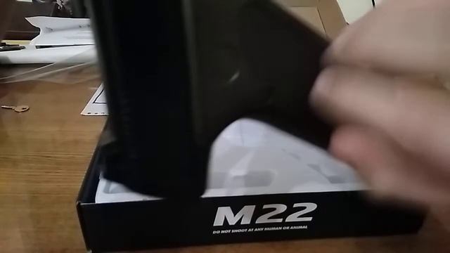Распаковка пистолета M22 пневмат
