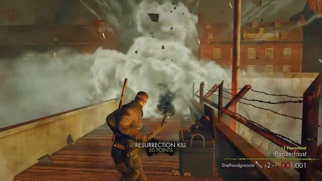 Sniper Elite Nazi Zombie Army 2 The Panzerfaust смотреть онлайн
