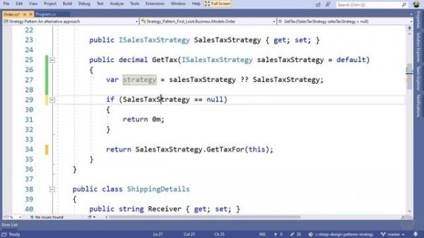 01. Behavioral
02. C# Design Patterns Strategy
02. Str
03. Strategy Pattern  An Alternative Approach
