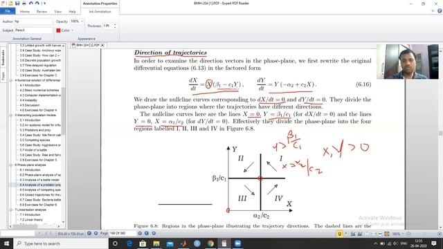 Lecture-13 (BMH-204) Phase plane analysis-Predator prey model смотреть онлайн