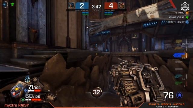 vengerurR vs Raisy - Quake Pro League - Stage 3 Week 9 смотреть онлайн