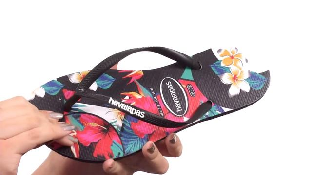 Havaianas Slim Tropical Floral Sandal SKU: 8952732 смотреть онлайн