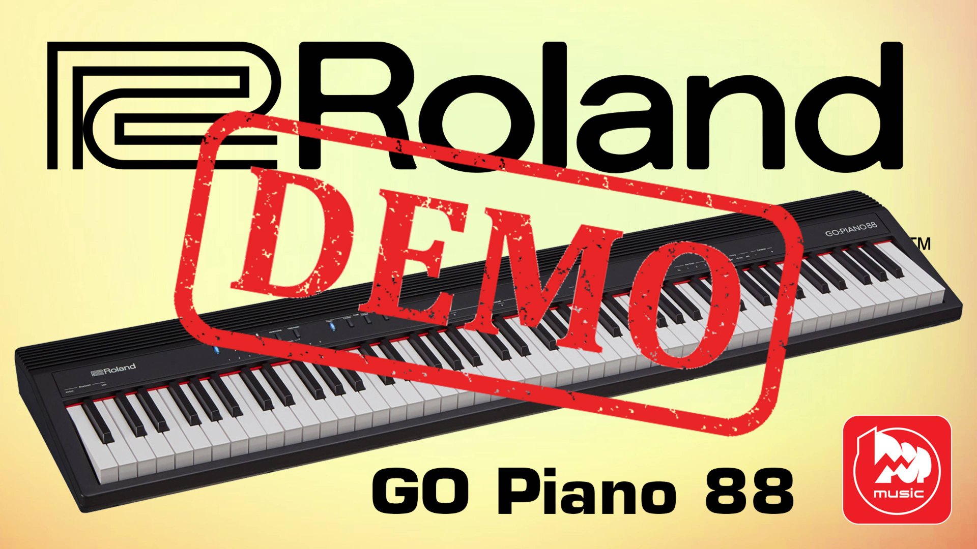 Цифровое пианино ROLAND GO:PIANO (GO-88P) - демонстрация звучания смотреть онлайн