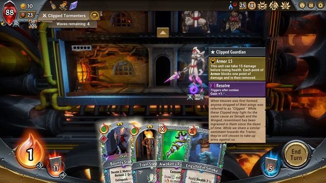 Using Bounty Stalker (Dreams of Icarus) | Monster Train: The Last Divinity смотреть онлайн