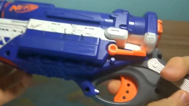 Обзор бластера Nerf n-strike двустволка barrel break ix2 раритет смотреть онлайн