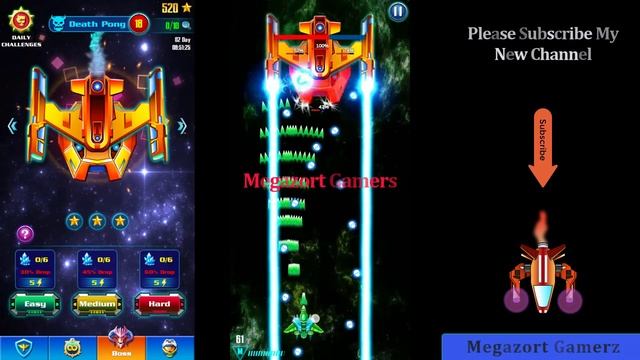 Galaxy Attack: Alien Shooter | How To Kill Boss 18 Death Pong I By Megazort Gamerz