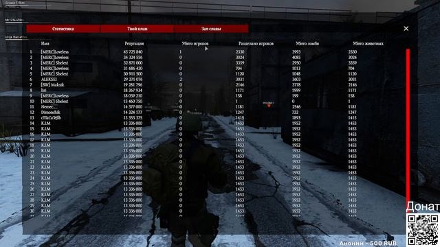Сервер Out of Death S.T.A.L.K.E.R - PVE смотреть онлайн