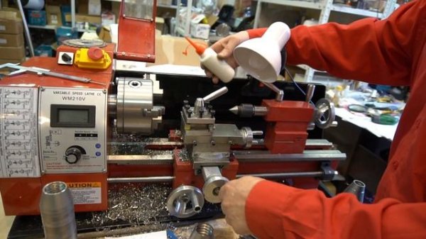 Токарный станок WM210V и пищевая нержавейка AISI 304 (08Х18Н10)