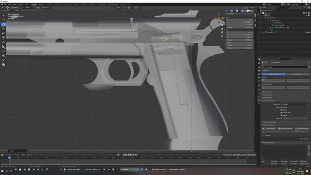 Unreal Engine Animation - Rigging a weapon ( make a skeletal mesh ) in Blender смотреть онлайн